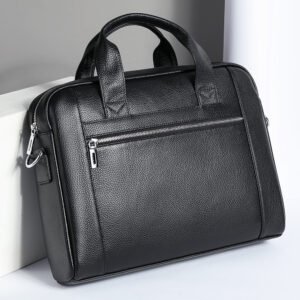 WESTAL Mens Leather Briefcases for 14inch Laptop Bag for Document Handbag Wholesale Factory